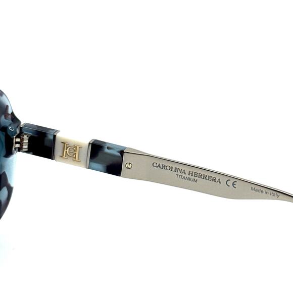 New, CAROLINA HERRERA Sunglasses SHN 620 01GR Authentic - Picture 9 of 11
